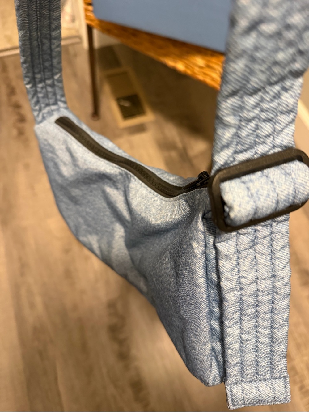 Baggu Shoulder Bag in Heather Blue - Picture 2 of 4
